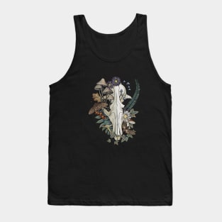 Autumnal Fox Skull Tank Top